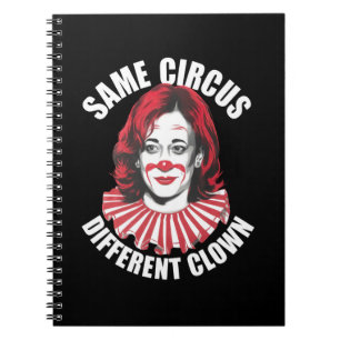 Zelfde Circus Andere Clown Anti Kamala 2024 Notitieboek