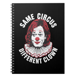 Zelfde Circus Andere Clown Anti Kamala 2024 Notitieboek
