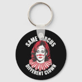 Zelfde Circus Andere Clown Anti Kamala 2024 Sleutelhanger (Voorkant)