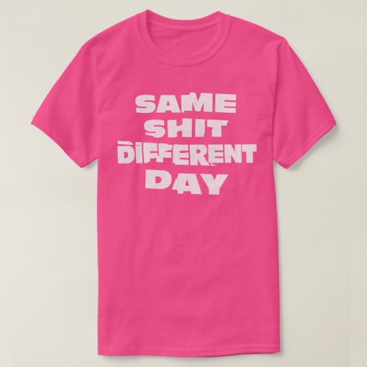 Zelfde dag t-shirt (Design voorkant)