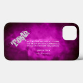 ZELFDE FREQUENTIES - NIKOLA TESLA 2.0 Case-Mate iPhone CASE (Achterkant (horizontaal))
