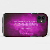 ZELFDE FREQUENTIES - NIKOLA TESLA Case-Mate iPhone CASE (Achterkant (horizontaal))