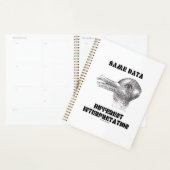 Zelfde Gegevens Andere Interpretatie Eend Konijn Planner (Display)