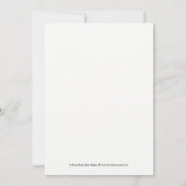 Zelfde geloften BEWERKBARE KLEUR Wijzig de datumka Save The Date (Achterkant)