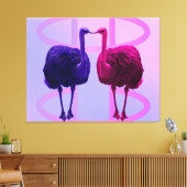 Zelfde gezichten Verschillende kleuren Canvas Kuns (Insitu (Woonkamer))