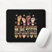 Zelfde Hart Binnen Juneteenth Black History Month Muismat (Met muis)