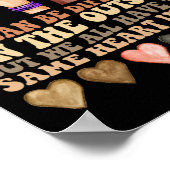 Zelfde hartslag in Junetetiende Zwarte Geschiedeni Poster (Hoek)