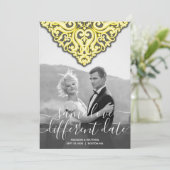 Zelfde Liefde Andere Datum Uitnodiging tot huwelij (Staand voorkant)