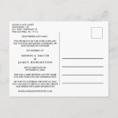 Zelfde Liefde Kleinere Aangepaste Trouwfoto Aankondigingskaart (Achterkant)