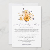 Zelfde Liefde Kleinere Bruiloft Florale Downsize S Aankondiging (Voorkant)