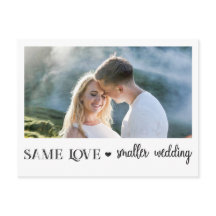 Zelfde liefde kleinere bruiloft met eenvoudige fot