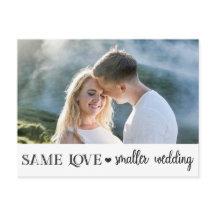 Zelfde liefde kleinere bruiloft met eenvoudige fot