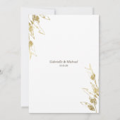 Zelfde Liefde Kleinere Bruiloft Verkleind Excuses  Kaart (Achterkant)