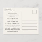 Zelfde liefde kleinere weduwnaar Eucalyptus Cream Aankondigingskaart (Achterkant)