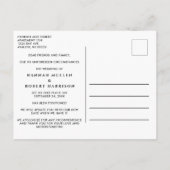 Zelfde Liefde Nieuw Plan Crème Huwelijksuitstel Aankondigingskaart (Achterkant)