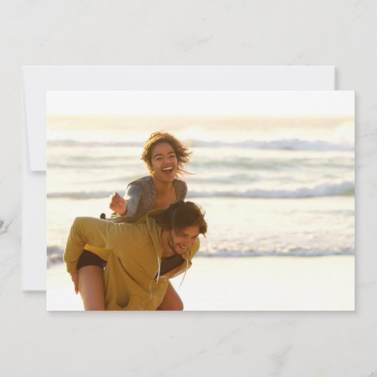 Zelfde liefde Verminderde Micro Wedding Aankondigi Kaart (Achterkant)