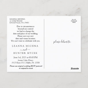 Zelfde liefdesnieuw plan Weddenschap Verander de d Briefkaart