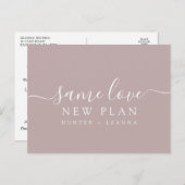 Zelfde liefdesnieuw plan Weddenschap Verander de d Briefkaart (Voorkant / Achterkant)