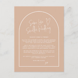 Zelfde liefdesverkleining van bruiloft met afgenom briefkaart