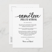 Zelfde Love Cute Heart Downsize Weddenschap Briefk Briefkaart (Voorkant / Achterkant)