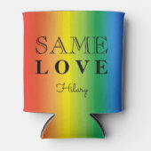 Zelfde Love Ombre Rainbow Pride Summer Party - Aan Blikjeskoeler (Voorkant)