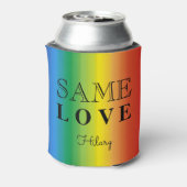 Zelfde Love Ombre Rainbow Pride Summer Party - Aan Blikjeskoeler (Blikje Achterkant)