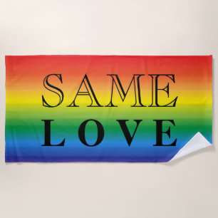 Zelfde Love Ombre Rainbow Pride Summer Party - Aan Strandlaken