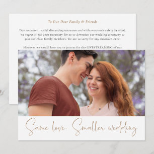 Zelfde Love Smaller Weddenschap Foto Script Gold W