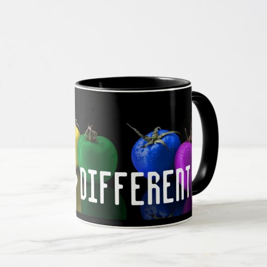 "Zelfde Mok van het Verschil"! KoffieMok (Voorkant rechts)