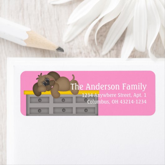 Zelfde puppy Dog d3 Return Address Labels (Insitu)