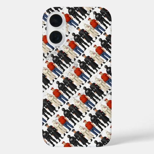 Zelfde Verschillende Kleding Case-Mate iPhone Case (Achterkant)