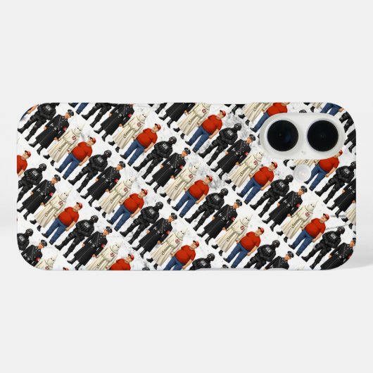 Zelfde Verschillende Kleding Case-Mate iPhone Case (Achterkant (horizontaal))
