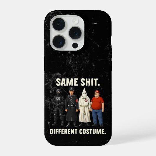 Zelfde Verschillende Kleding iPhone Hoesje (Achterkant)