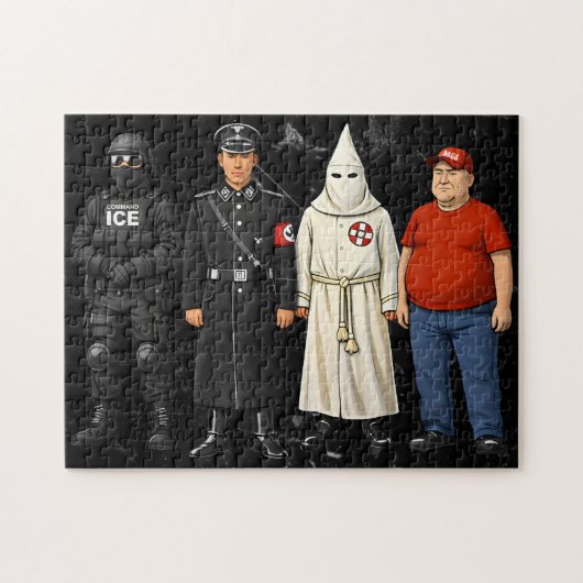 Zelfde Verschillende Kleding Legpuzzel (Horizontaal)