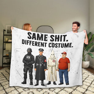 Zelfde Verschillende Kostuum Fleece Deken