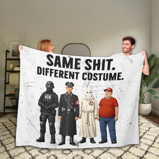 Zelfde Verschillende Kostuum Fleece Deken