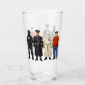 Zelfde Verschillende Kostuum Glas (Voorkant)