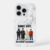 Zelfde Verschillende Kostuum iPhone Hoesje (Achterkant)