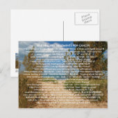 ZELFDE VERWARMING VAN KANKER- EN ILLNESS-BRIEFKAAR BRIEFKAART (Voorkant / Achterkant)