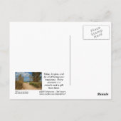 ZELFDE VERWARMING VAN KANKER- EN ILLNESS-BRIEFKAAR BRIEFKAART (Achterkant)