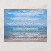 ZELFDE VERWARMING VAN KANKER- EN ILLNESS-BRIEFKAAR BRIEFKAART (Voorkant)