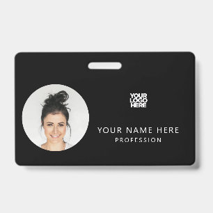Zelfde Voor- en Achterkant Personeelsfoto, Logo, Badge