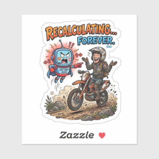 Zelfde Weg Andere Inspanning Sticker (Vel)