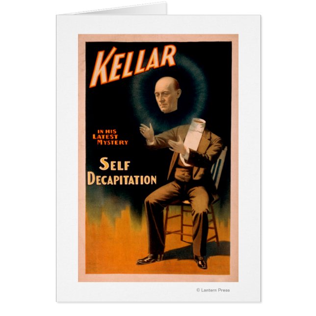 Zelfdecapitatie volgens Kellar (Voorkant)