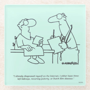 Zelfdiagnose Glazen Onderzetter