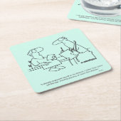 Zelfdiagnose Kartonnen Onderzetters (Schuin)