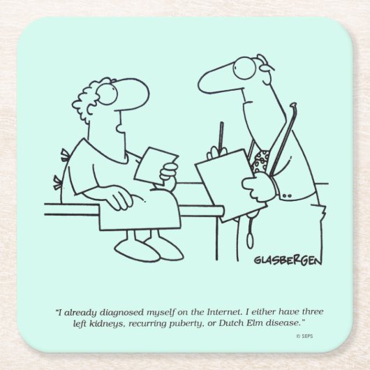 Zelfdiagnose Kartonnen Onderzetters (Voorkant)