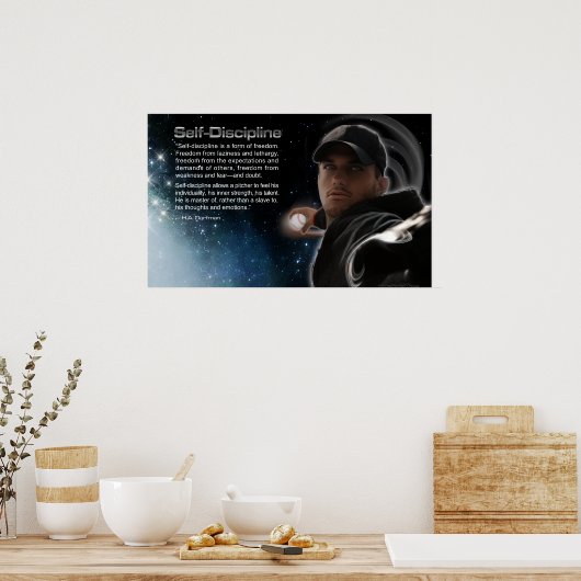 Zelfdisciplinair Poster (Keuken)