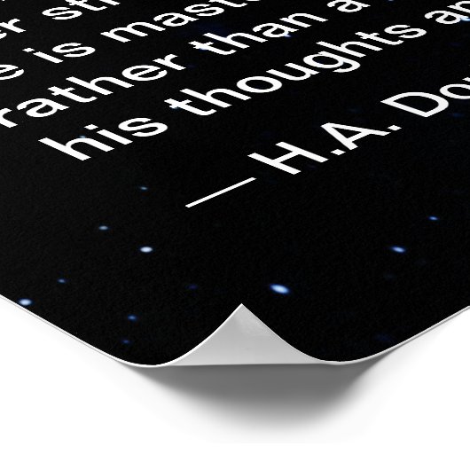 Zelfdisciplinair Poster (Hoek)