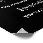 zelfdiscipline begint met het meesterschap van je  poster (Hoek)